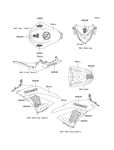 ZX600 Наклейки