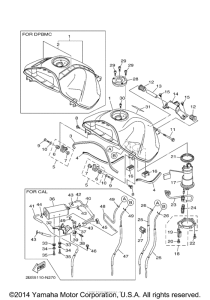 XT1200Z Топливная магистраль