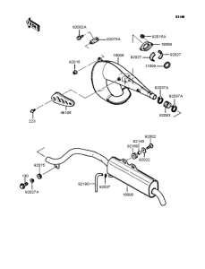 KMX50 Глушитель