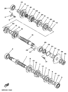 TZ250 Трансмиссия