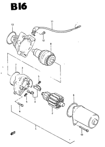 CS50 Стартерный мотор