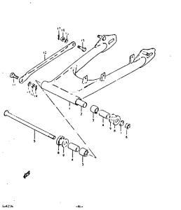 GS425 Маятник задний