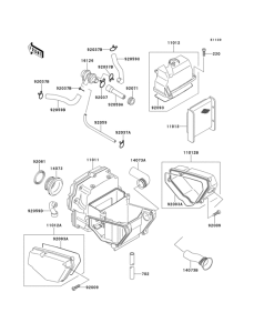EX500 Воздушный фильтр