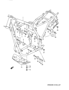 DR650 Frame comp