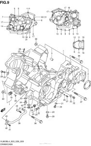 VL800B Картер двигателя
