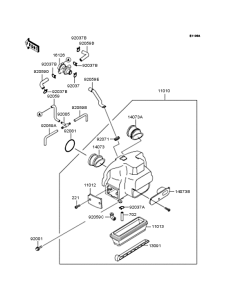 ZX900 Воздушный фильтр