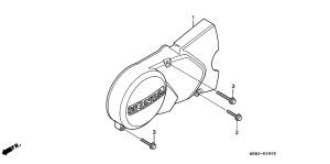 C90 Крышка картера левая