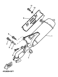 CW50 Выхлопная система