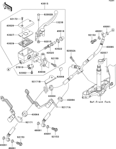 VN1600 Главный тормозной цилиндр