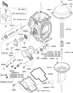 ZX900 Carburetor parts(1 / 2)
