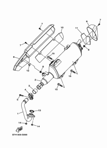 CZD300A Выхлопная система