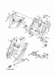 XC125SR レツグシールド