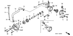 NES150 Водяная помпа