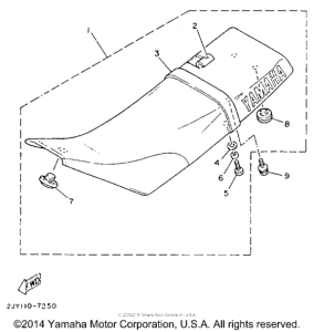 TW200EC Сиденье