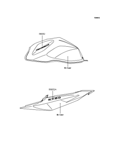 ZR750 Наклейки