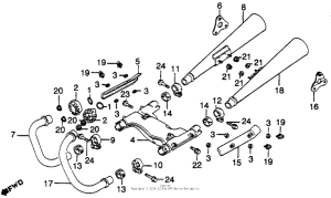 CM400 Глушитель