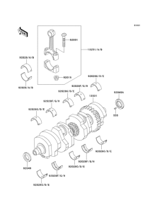 ZG1200 Коленвал