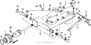 GL1100I Swingarm + propeller shaft