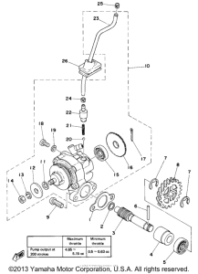 DT250D Масляный насос