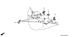 GL1500SE Fairing sub harness