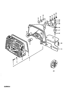 GS850 Задний комбинированный сигнал