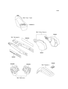 KX500 Labels(kx500-e4)