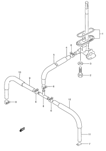 RGV250 Топливный кран