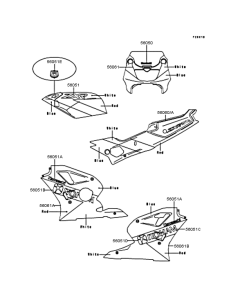 ZX400 Наклейки