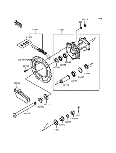  Заднее колесо и цепь