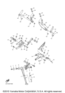 YZF-R1 Подножки