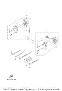 YW125 Рулевые переключатели