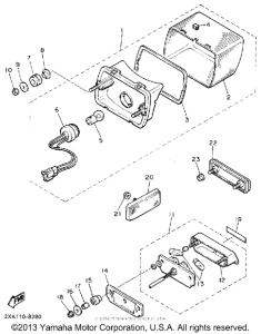 YX600WC Фонарь