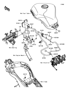 ZX1000 フューエルエバポレイティブシステム