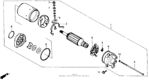 VFR700F Стартер