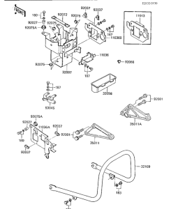 KZ250 Battery case / tool case