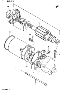 GS1100 Стартерный мотор