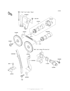 KL650 Распред вал