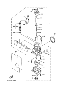 TZ125 Carburetor assy
