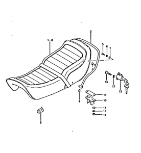 GSX750 Пружина