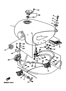 XV250S ﾌﾕｴﾙﾀﾝｸ