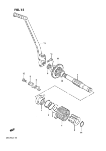 DR125 Ножной стартер