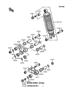 KMX50 Подвеска  /  амортизатор