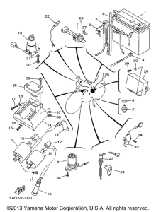 XV1100KC Электрика