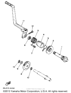 YSR50D Стартер