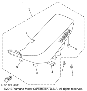 TT225L Сиденье