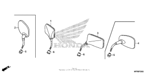 VT1300CT Зеркало