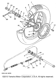  Переднее колесо
