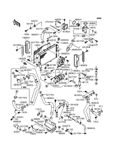 ZR400 Радиатор