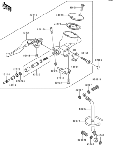 VN1500 Цилиндр сцепления