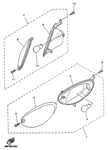 YP125R Поворотники